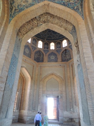 Tura Beg complex inside from back to front