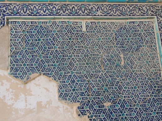 Escher-like designs by Kubra's Mausoleum