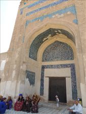 women by door to Kubra's Mausoleum complex: by krodin, Views[460]