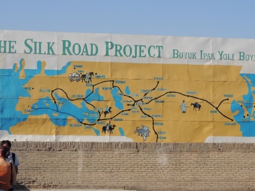 Plaque of Silk Road cities