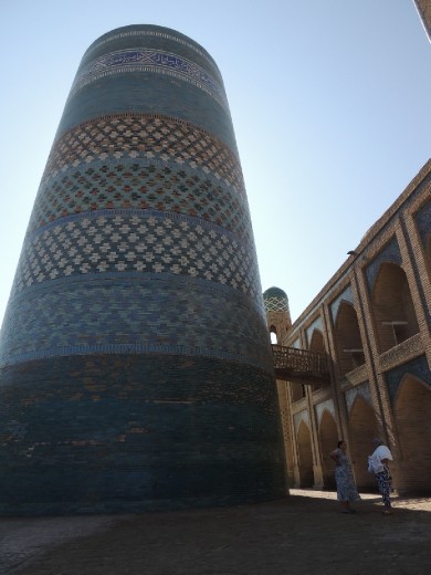 Khiva short minaret (there are a number of legends why it wasn't finished.)