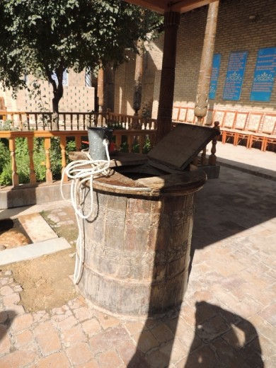 Holy well at Mausoleum for famous wrestler