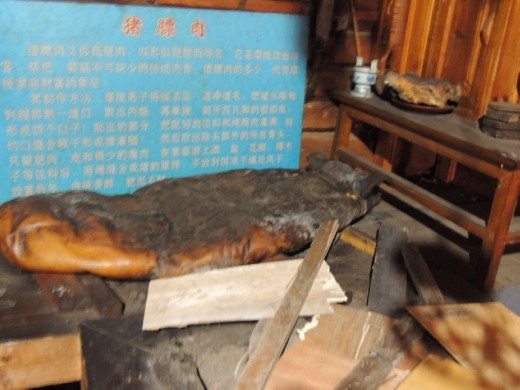 Grandmother's 7 yr old pig carcass