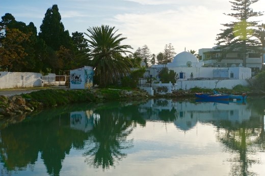 Carthage Lagoon/ former harbor