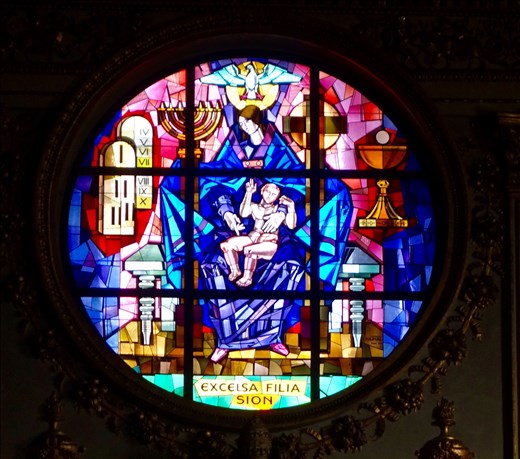 Stain glass window Sta. Maria Maggiore