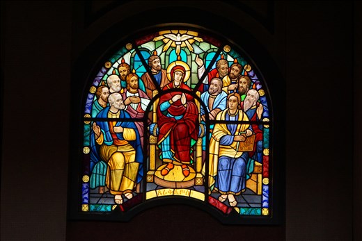 Holy Trinity Stained Glass window