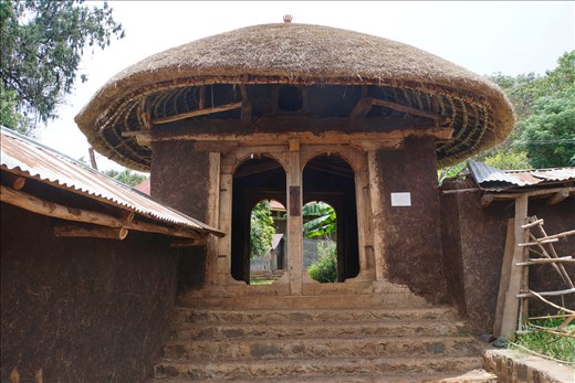 gate to main church at Ura Kidanemihret