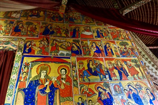 wall panel at Ura Kidanemihret