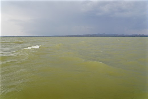 Lake Tana with storm approaching