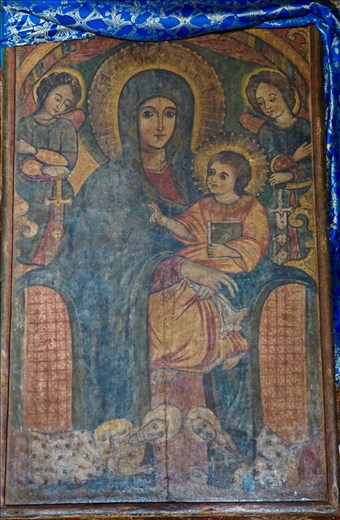 Sacred Madonna in Debre Birham Selassie Church