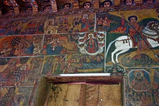 Marian wallpaintings in Debre Birham Selassie Church
