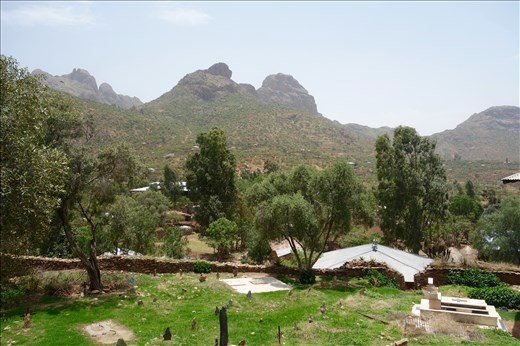 lionhead mountain view from Yeha Temple