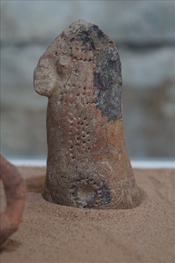 8th C BCE tattooing - artifact in Wukro Museum