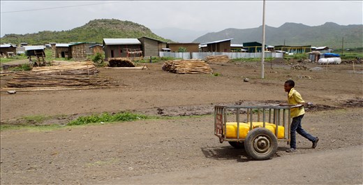 bringing water to the new developments