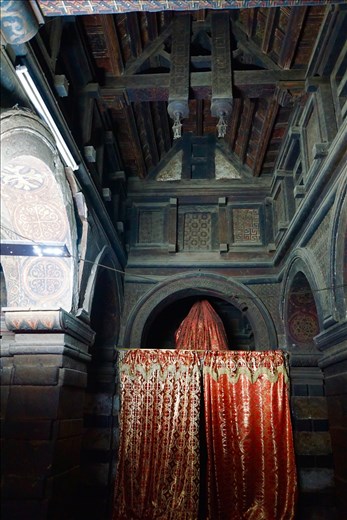 Inside Yemerehne Kristos Cave Church