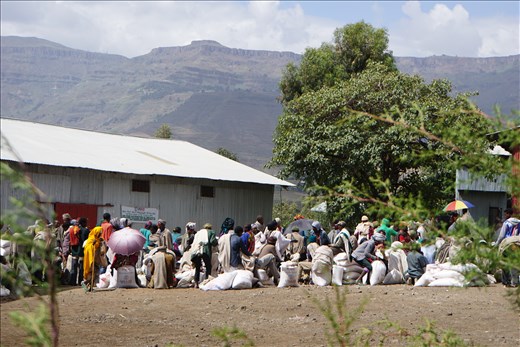 USAID distribution site