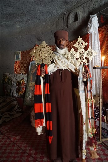 Asheton Monastery with Gondar & Axum Crosses