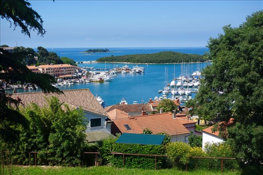view of harbor from Vrsar