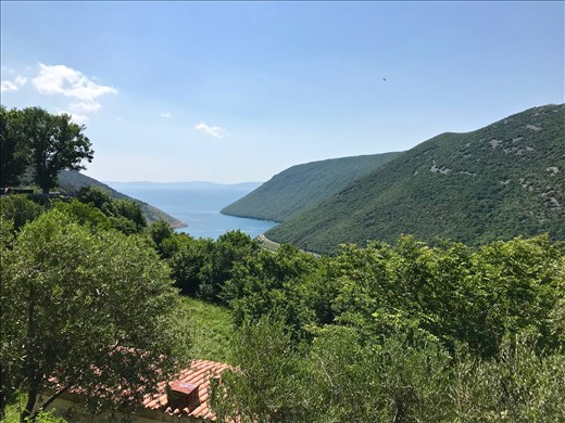 Plomin view of fjord