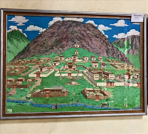Picture of former Arkhangai Monastery prior to Soviets