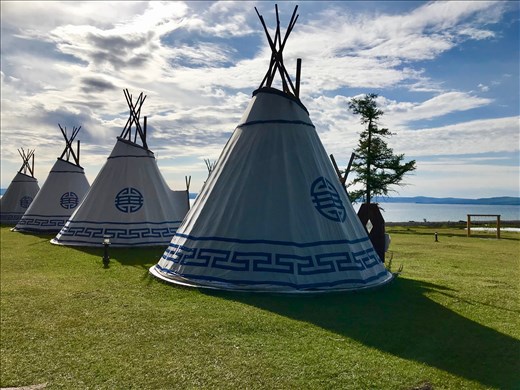 tepees at Toilogt Camp