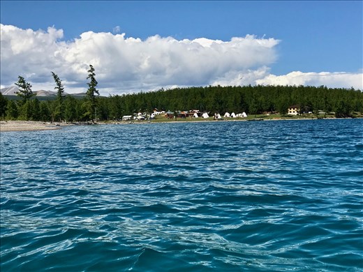 kayaking on Lake Khovsgol