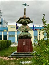 Flying lama at Murun airport: by krodin, Views[361]