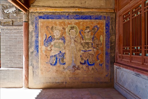 painting in Library Hall exhibitiion