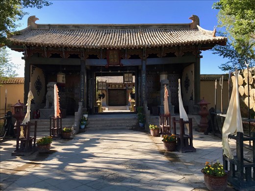 Gate to Temple area, Old Dunhuang
