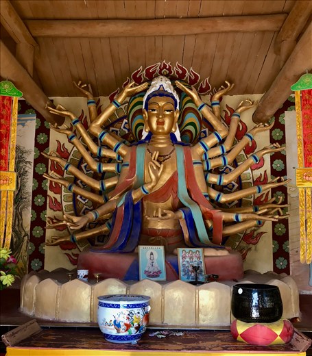 Chenrezig in Old Dunhuang Temple