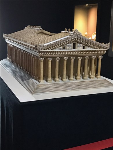 Model of ancient Artemision, Ephesus Museum