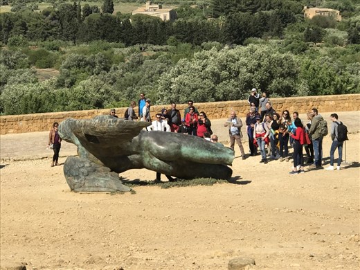Fallen Angel, near Temple to Zeus, Valle dei Templi