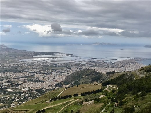 salt flat view from Erice