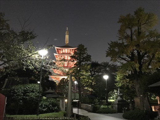 Asakusa Temple 5 level pagoda