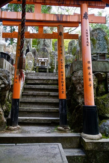 Shrine in the woods, Inari Taisha