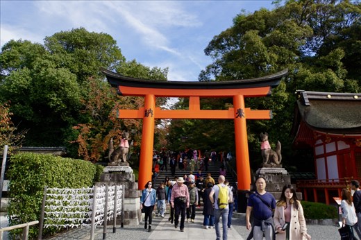 Entrance to pilgrimage route, Inari Taisha