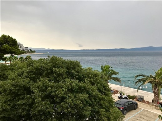view of Podgora coastline from the hotel room