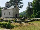 Cetinje church with the remaining foundations from an earlier medieval church of St. Mary: by krodin, Views[153]