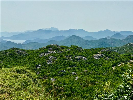 view on the drive from Budva to Cetinje
