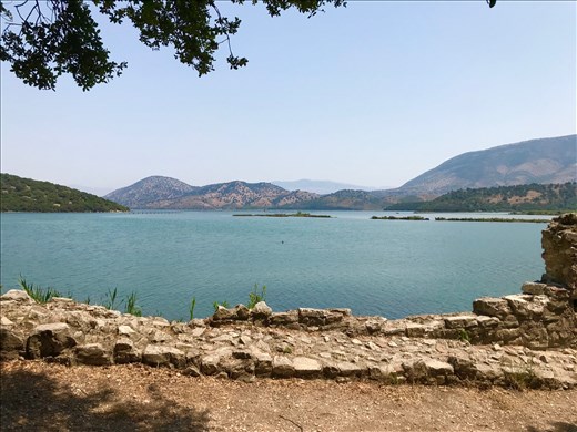 Lake Butrint from site