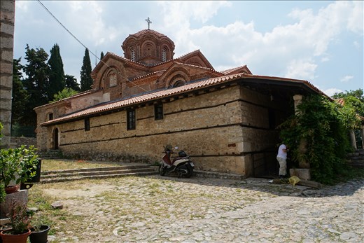 Holy Mother's Church, St. Bogorodica, Ohrid (from the other side)