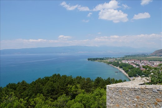 view from the fortress, Ohrid