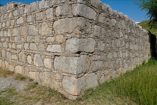Perfect alignment of the stones, Taxila Monastery