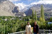 Iqbal and Amyn on the Terrace of the Mountain Inn, Karimabad: by krodin, Views[102]
