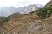 Hunza Rock art with Altit Fort in the background: by krodin, Views[76]