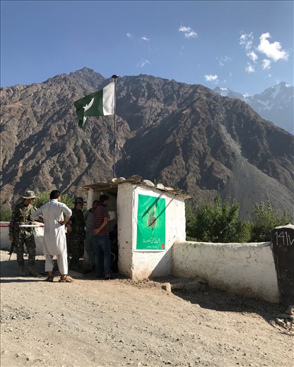 one of the many check points on the Shandur Pass road