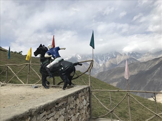 polo is honored throughout the region, even up high in the Hoper Glacier area