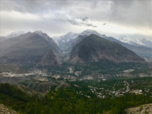 view from Victoria's Seat, Karimabad