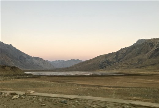 Shandur Lake at dusk