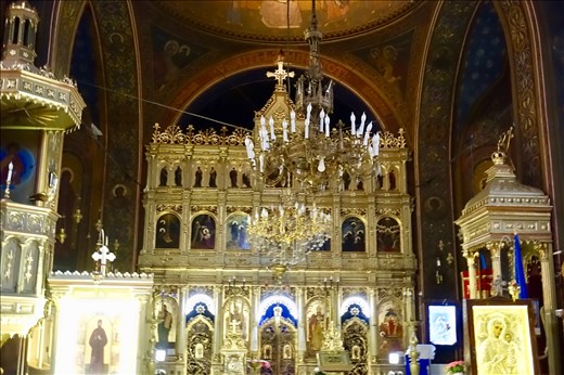 inside Dormition Church, Brasov
